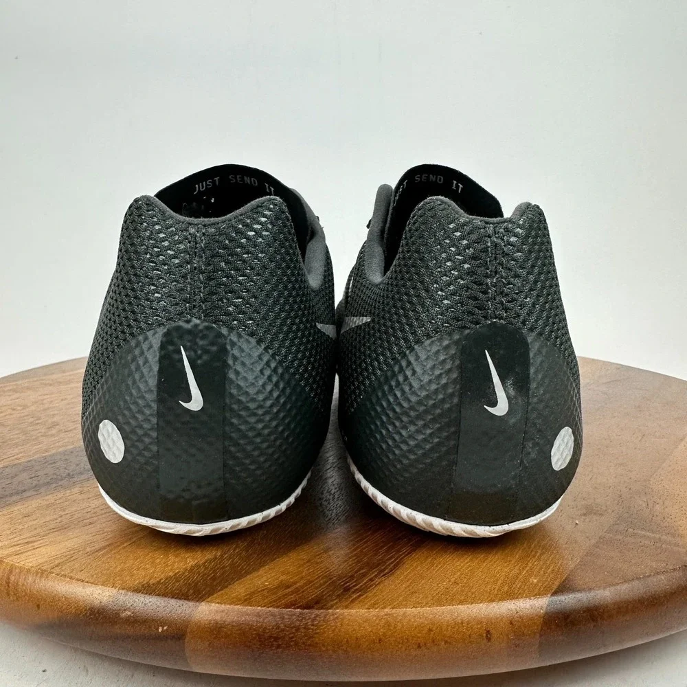 New NWOB Mens‎ Nike Zoom Rival Sprint Black Spiked Track Running Shoes Size 14